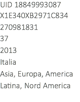 UID 18849993087
X1E340XB2971C834
270981831
37
2013
Italia
Asia, Europa, America Latina, Nord America